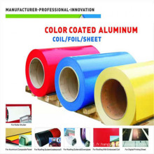 Bobine d&#39;aluminium revêtue de couleur d&#39;isolation